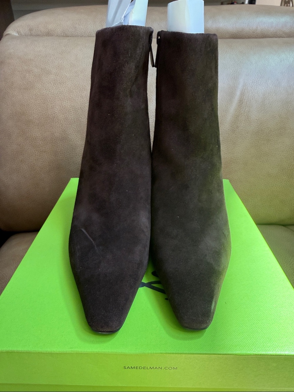 Sam Edelman Saige Suede Ankle Boots - Picture 2 of 5